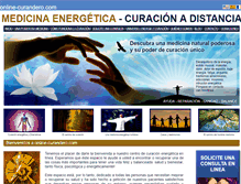 Tablet Screenshot of online-curandero.com